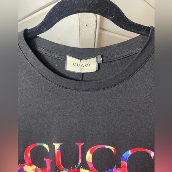 NWT Gucci 100% Cotton Short Sleeve T-shirt Made in Italy Size Large - Picture 6 of 12